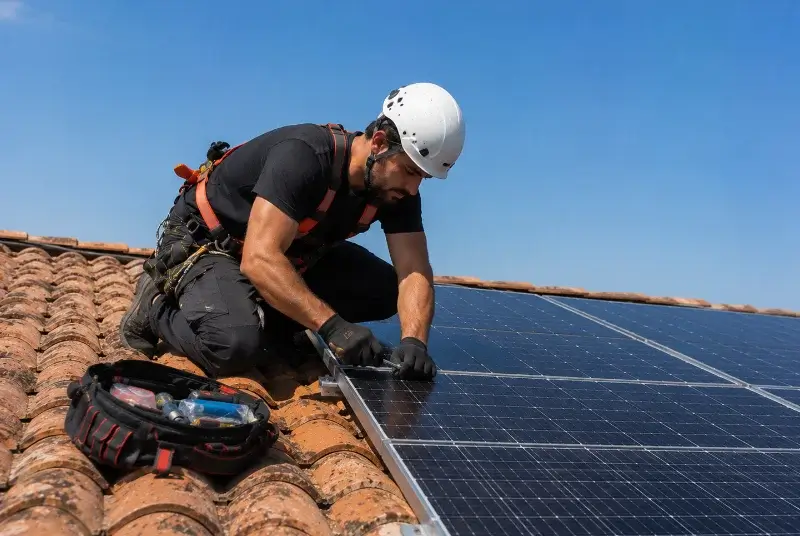 Maintenance et monitoring de panneaux solaires à l'Épine